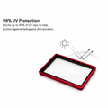 Premium Metal Slab Guard for PSA Slabs Clear Display Case Curved Edge UV Protection