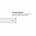 Premium Slab Guard Acrylic Case PSA Metal Guards Clear Display Curved Edge UV Protection