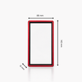 Premium Metal Slab Guard for PSA Slabs Clear Display Case Curved Edge UV Protection