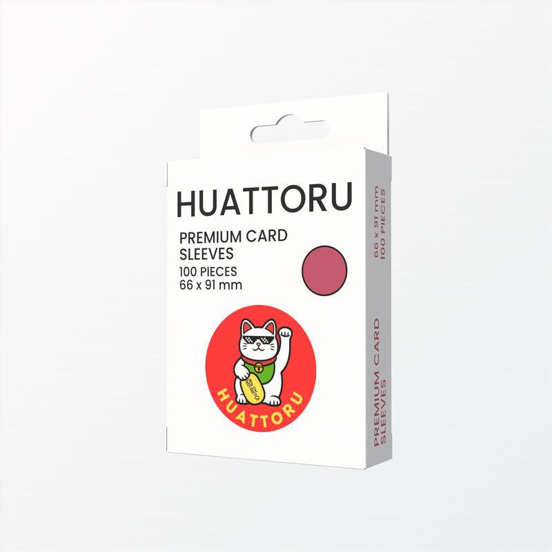 Premium Playing Card Sleeves (Crimson Ember)