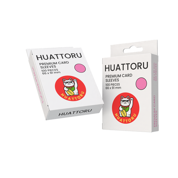 Premium Playing Card Sleeves (Fuchsia Peach)