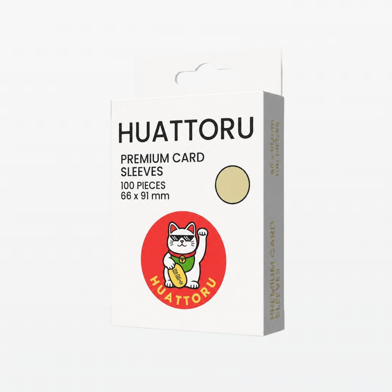Premium Playing Card Sleeves (Custard Milk)